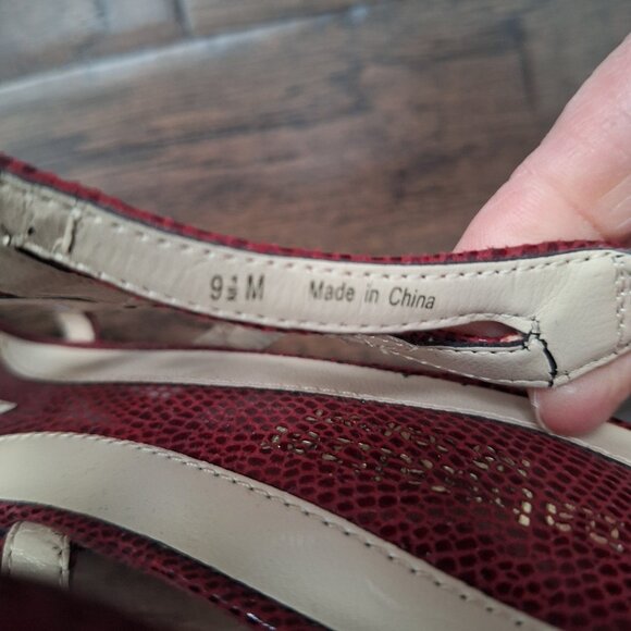 Naturalizer Red Danya High Heel Sandals - Picture 7 of 8